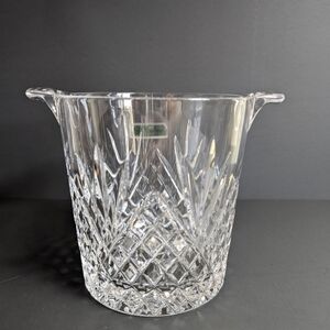 Elegant Clear Crystal Ice Bucket